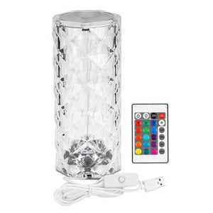 LED Crystal Diamond Table Lamp