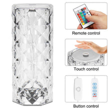 Load image into Gallery viewer, LED Crystal Diamond Table Lamp
